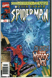 Spider-Man #96 (1990) - 8.5 VF+ *Web of Despair* Newsstand