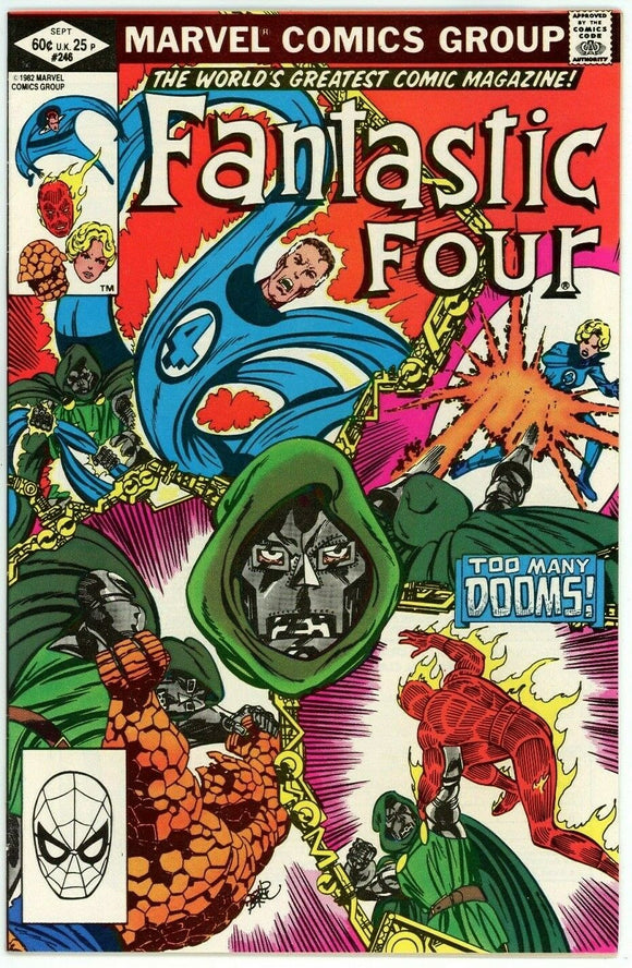 Fantastic Four #246 (1962) - 8.0 VF *Too Many Dooms*