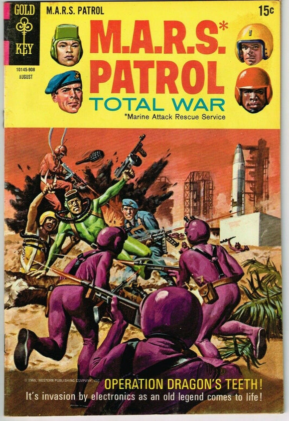 M.A.R.S Patrol #10 (1966) - 6.0 FN *Sci Fi/Electronic Invasion*
