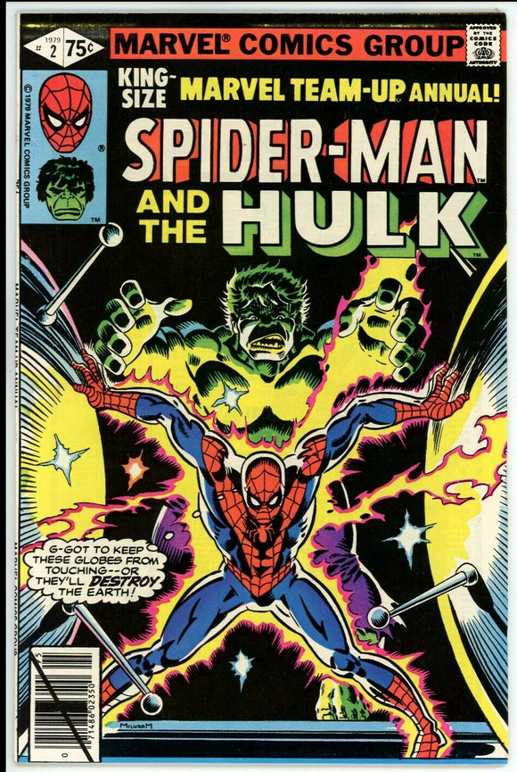 Marvel Team Up Annual #2 (1972) - 9.4 NM *Spider-Man/Hulk*