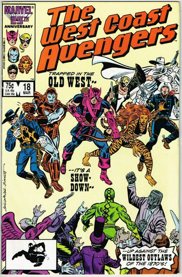 West Coast Avengers #18 (1985) - 7.0 FN/VF *Lost in Space and Time*