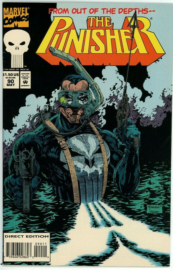 Punisher #90 (1987) - 8.5 VF+ *Fortress: Miami*