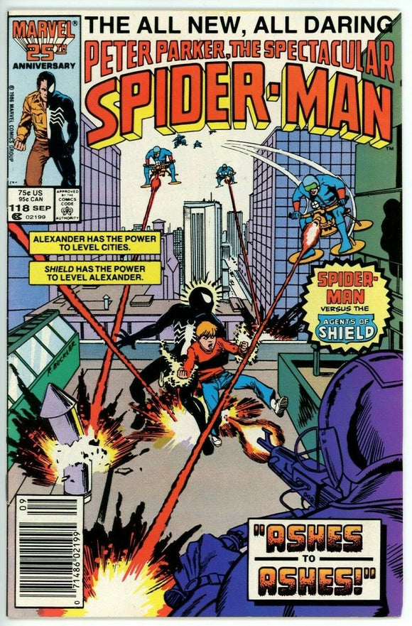 Spectacular Spider-Man #118 (1976) - 7.0 FN/VF *Classic Story* Newsstand