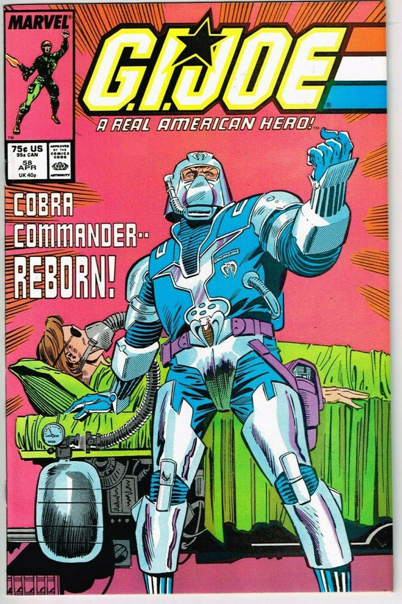 G.I. Joe #58 (1982) - 9.4 NM *Desperate Moves/1st Print*