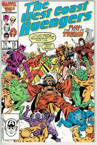 West Coast Avengers #15 (1985) - 9.2 NM- *Son of Satan and Hellcat*