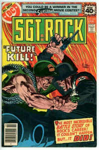 Sgt. Rock #325 (1977) - 7.0 FN/VF *Future Kill*