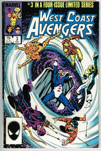 West Coast Avengers #3 (1984) - 6.5 FN+ *Graviton* Limited Series