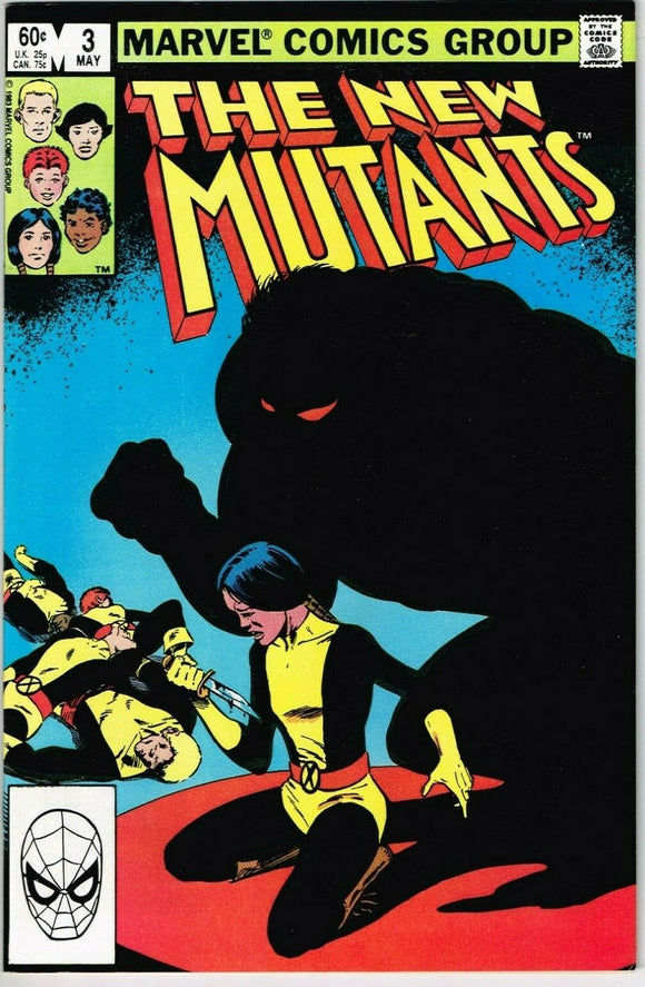 New Mutants #3 (1983) - 9.0 VF/NM *Nightmare*