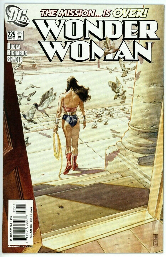 Wonder Woman #225 (1987) - 9.6 NM+ *Nothing Finished/JG Jones Cover*