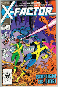 X-Factor #1 (1986) - 8.0 VF *1st Appearance Firefist*