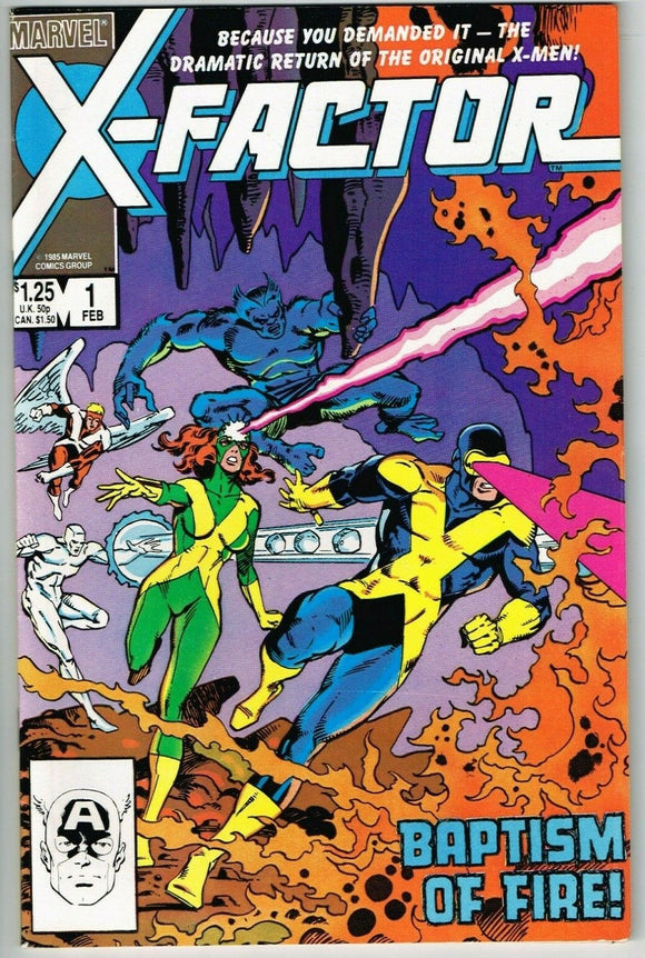 X-Factor #1 (1986) - 8.0 VF *1st Appearance Firefist*