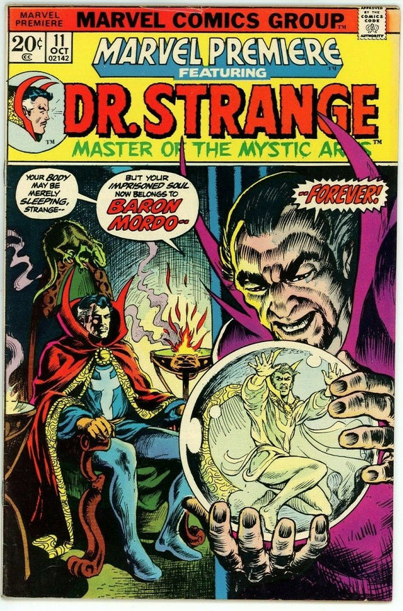 Marvel Premiere #11 (1972) - 6.5 FN+ *Dr. Strange/Origin Retold*