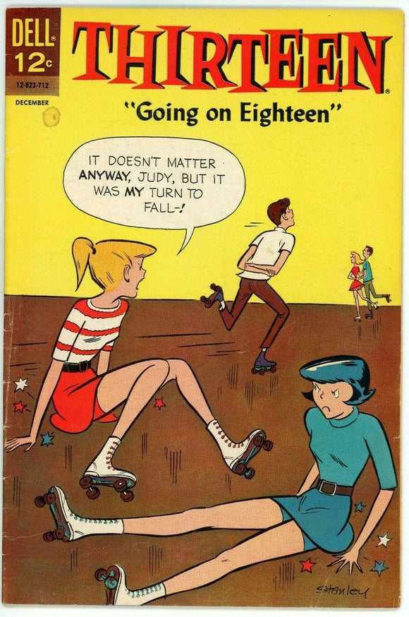 Thirteen #25 (1961) - 5.5 FN- *Teen Humor/Roller Skating Cover*