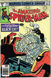 Amazing Spider Man #205 (1963) - 9.0 VF/NM *Black Cat/In Love And War*