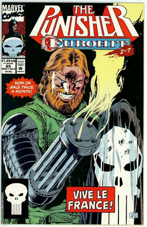 Punisher #65 (1987) - 8.0 VF *Eurohit*