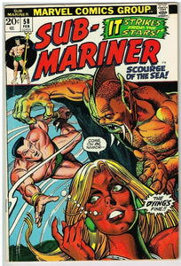 Sub-Mariner #58 (1968) - 5.0 VG/FN *1st Appearance Tamara Rahn*