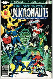 Micronauts Annual #1 (1979) - 8.0 VF *Time Stream*