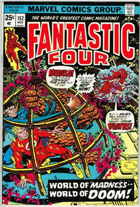 Fantastic Four #152 (1962) - 6.5 FN+ *Thundra/Medusa/Mahkizmo*