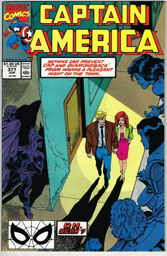 Captain America #371 (1968) - 9.0 VF/NM *Cap's Night Out*