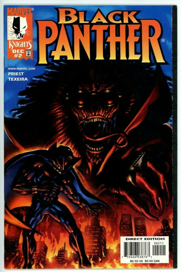 Black Panther #2 (1998) - 9.0 VF/NM *Invasion/Mephisto*