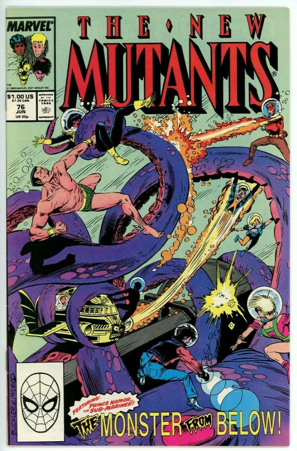 New Mutants #76 (1983) - 8.5 VF+ *Atlantis Attacks*