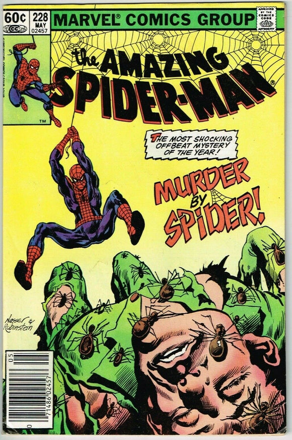 Amazing Spider Man #228 (1963) - 6.0 FN *Murder By Spider* Newsstand