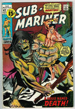 Sub-Mariner #42 (1968) - 5.5 FN- *A House Whose Name is Death*