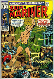 Sub-Mariner #25 (1968) - 6.0 FN *A World My Enemy*