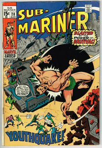 Sub-Mariner #28 (1968) - 6.5 FN+ *Youthquake*