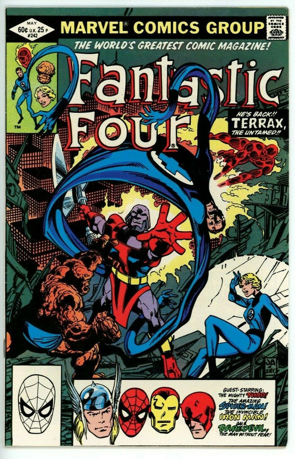 Fantastic Four #242 (1962) - 9.0 VF/NM *Terrax the Untamed*