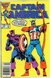 Captain America #317 (1968) - 7.0 FN/VF *Death Throws* Newsstand