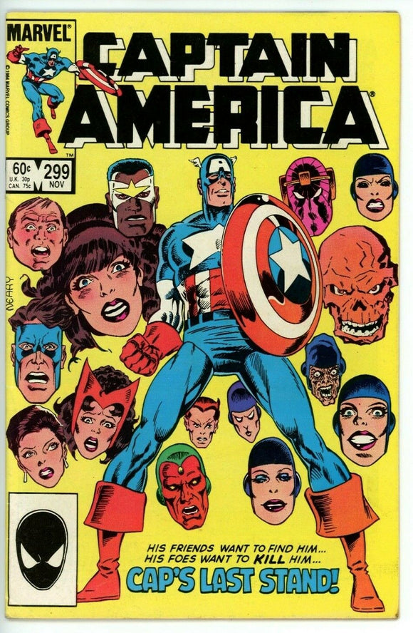 Captain America #299 (1968) - 6.5 FN+ *The Bunker/Red Skull*