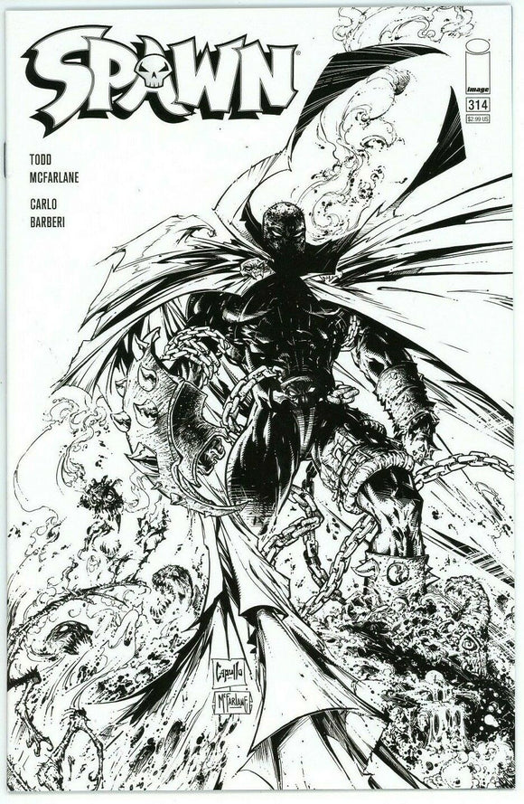 Spawn #314 (1992) - 9.6-9.8 NM/MT *Chain Gang/B&W Cover*