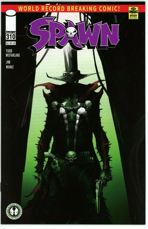 Spawn #310 (1992) - 9.2 NM- *The Storm Begins/Mattina Cover*