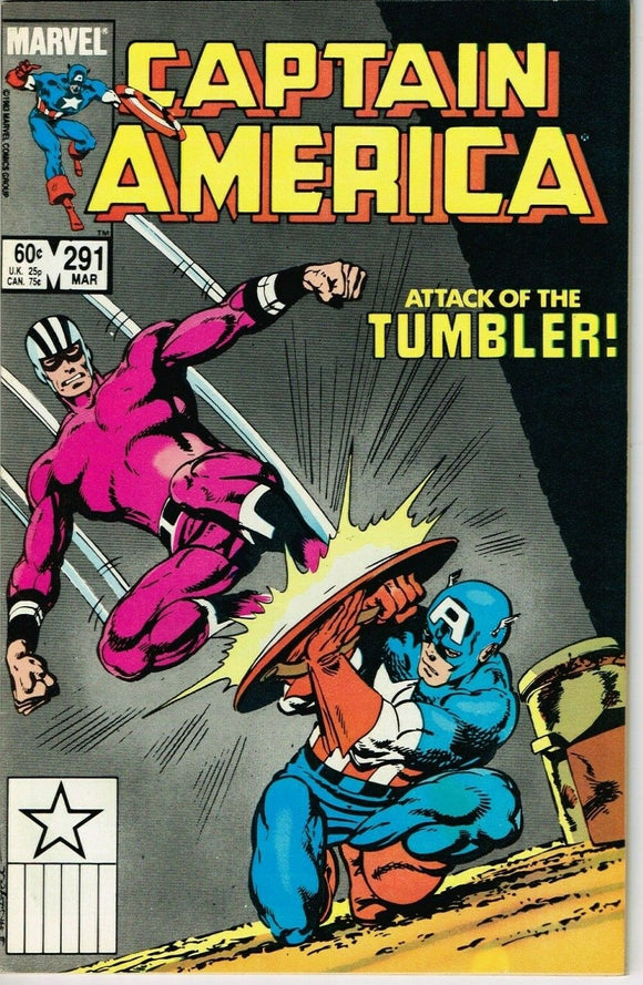 Captain America #291 (1968) - 8.0 VF *To Tame A Tumbler*