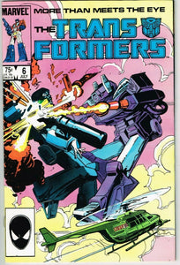 Transformers #6 (1984) - 8.0 VF  *The Worse of Two Evils* 1st Print