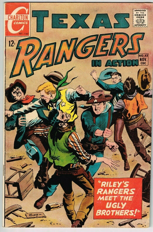 Texas Rangers in Action #63 (1956) - 5.0 VG/FN *Rocco Mastroserio Cover*