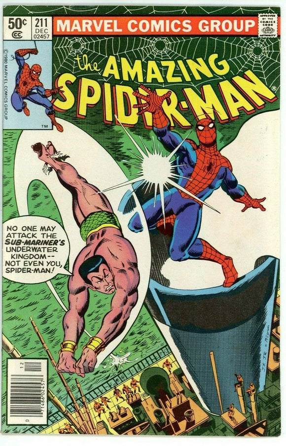 Amazing Spider Man #211 (1963) - 7.0 FN/VF *1st App Morris Bench (Hydro Man)*