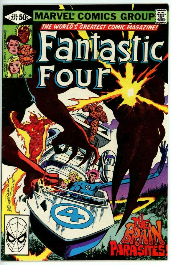 Fantastic Four #227 (1962) - 8.0 VF *The Brain Parasites*