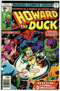 Howard The Duck #10 (1976) - 8.0 VF *Swan-Song of the Living Dead Duck*