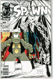 Spawn #10 (1992) - 8.0 VF *Crossing Over/Cerebus* Newsstand