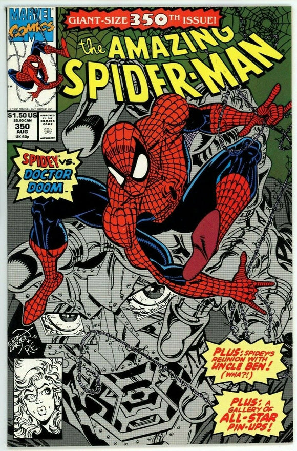 Amazing Spider Man #350 (1963) - 9.0 VF/NM *Doctor Doom*