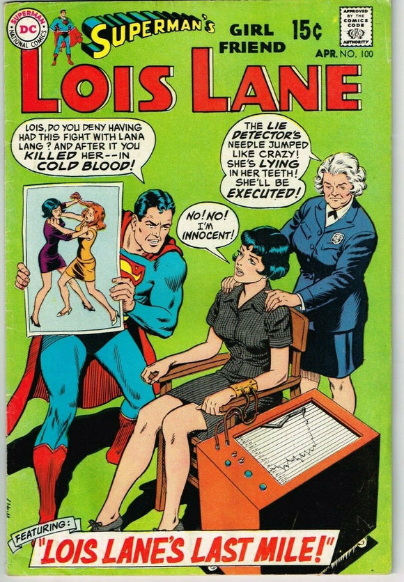 Superman's Girl Friend Lois Lane #100 (1958) - 5.5 FN- *Lois Lane's Last Mile*