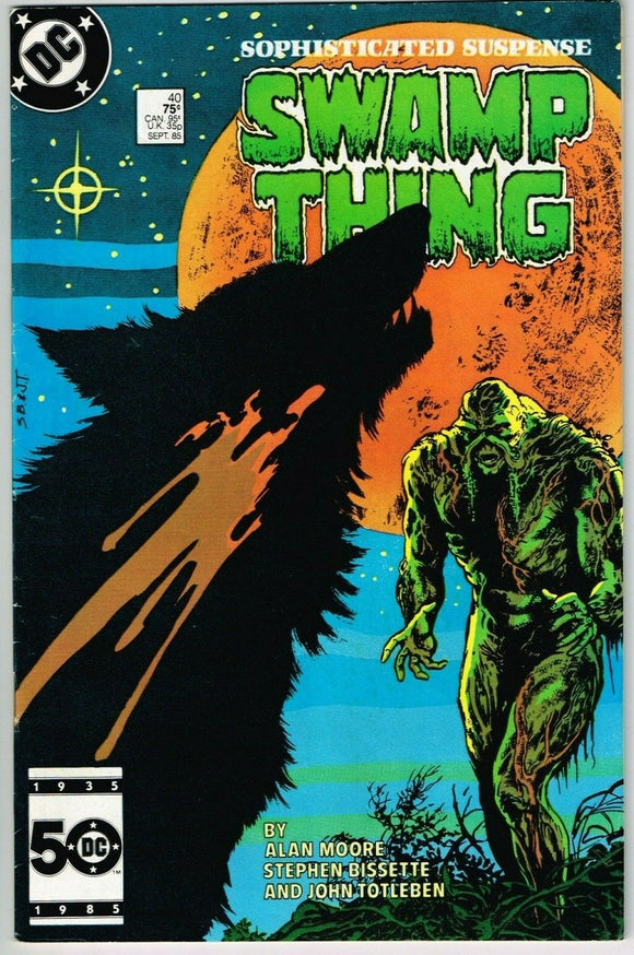 Swamp Thing #40 (1982) - 7.0 FN/VF *American Gothic*