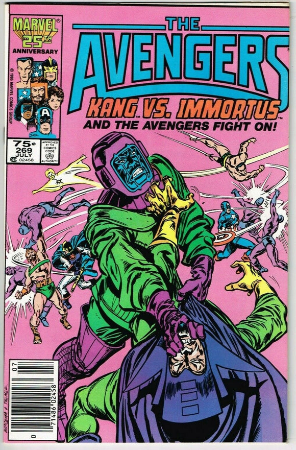 Avengers #269 (1963) - 8.5 VF+ *Kang Vs Immortus* Newsstand