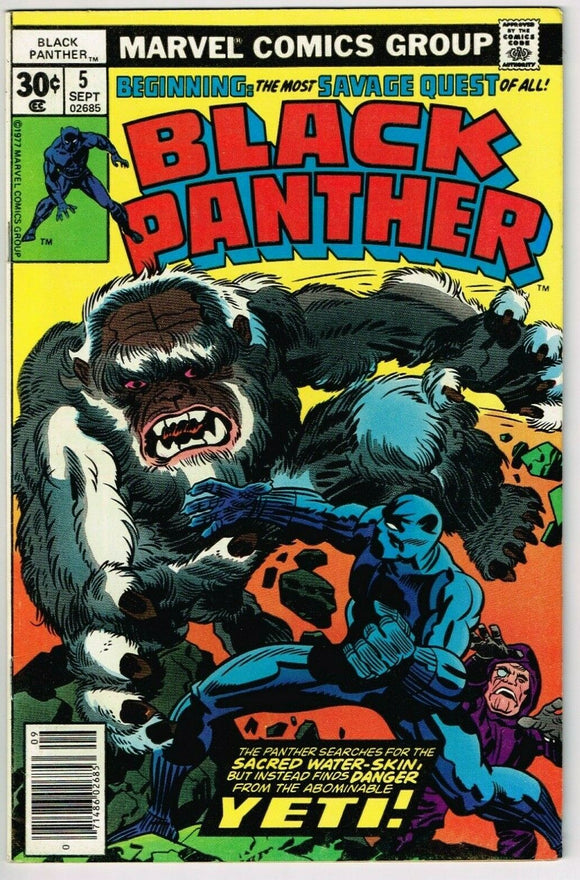 Black Panther #5 (1977) - 6.5 FN+ *Quest for the Sacred Water Skin*