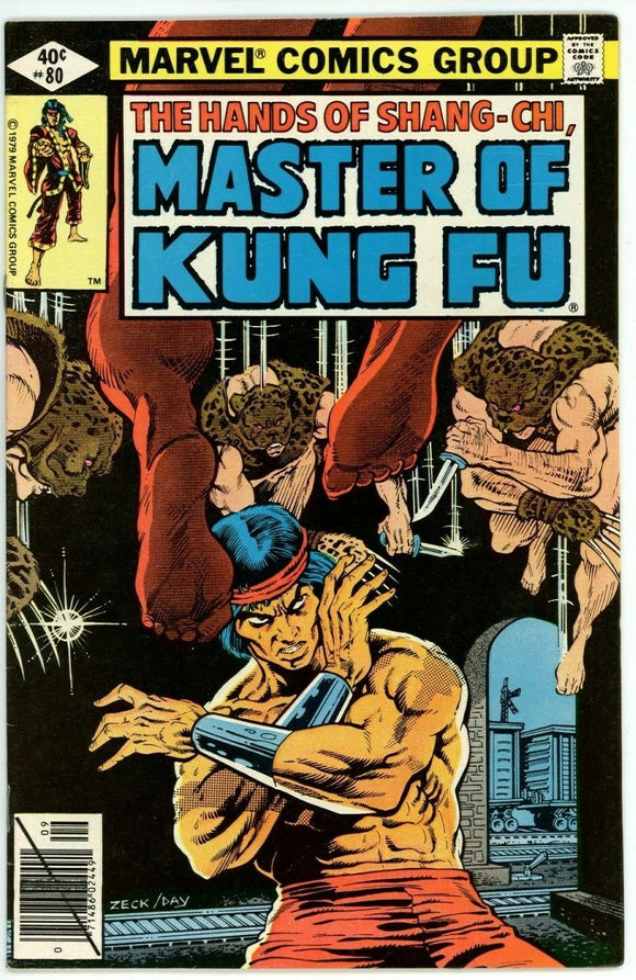 Master of Kung Fu #80 (1974) - 6.5 FN+ *The Pride of Leopards/Cool Zeck Cover*