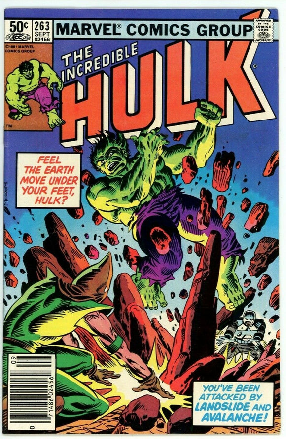 Incredible Hulk #263 (1962) - 7.0 FN/VF *I Feel the Earth Move Under My Feet*