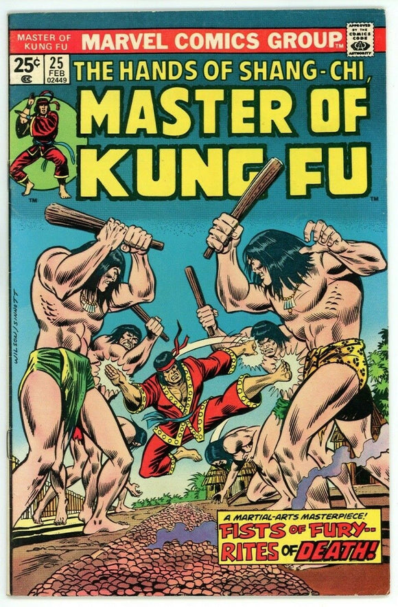 Master of Kung Fu #25 (1974) - 6.5 FN+ *Rites of Courage, Fists of Death*