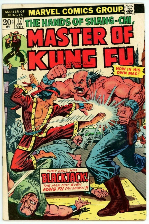 Master of Kung Fu #17 (1974) - 6.0 FN *1st Issue/1st Appearance Black Jack Tarr*